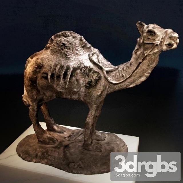 Camel Sculpture 3dsmax Download - thumbnail 1