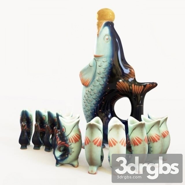 Carp Sculpture 3dsmax Download - thumbnail 1