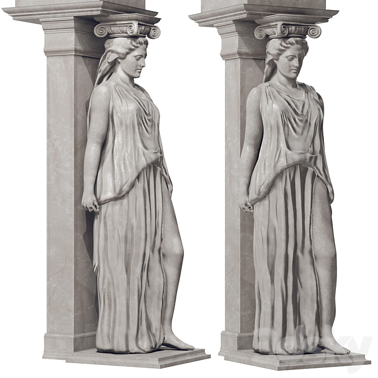 Caryatid – Caryatid 3DS Max Model - thumbnail 1