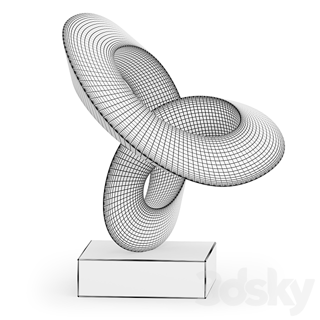 CGB Sculpture The Trinity 3DS Max Model - thumbnail 5