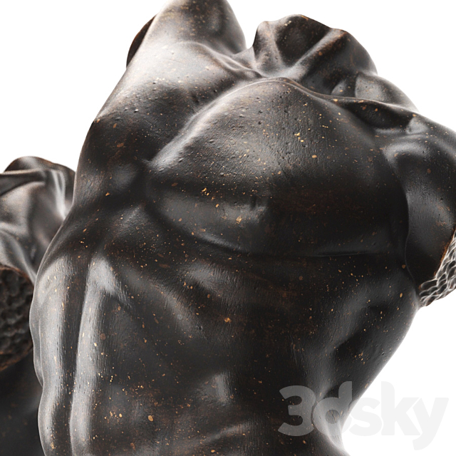 CHELINI Art.241 Statua torso 3DSMax File - thumbnail 2