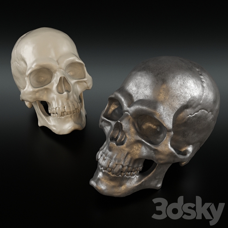 Christopher Guy Decorative Skull 3DS Max - thumbnail 1