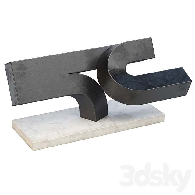 Clement Meadmore Attributed Working Model 3DSMax File - thumbnail 1