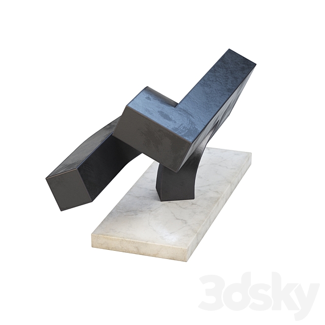 Clement Meadmore Attributed Working Model 3DSMax File - thumbnail 3