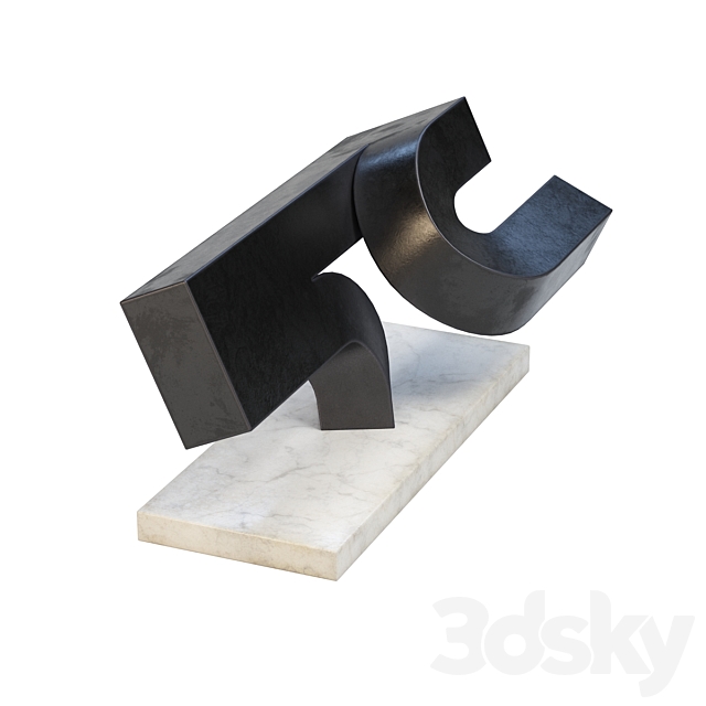 Clement Meadmore Attributed Working Model 3DSMax File - thumbnail 4