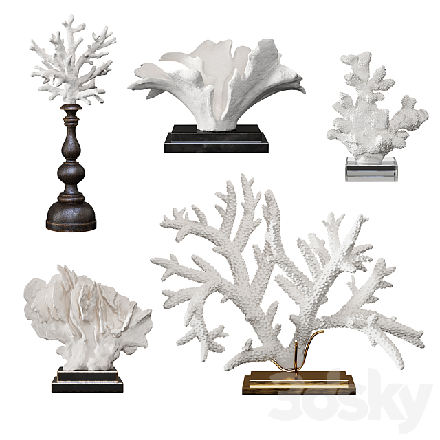 Coral Set 4 3DSMax File - thumbnail 1