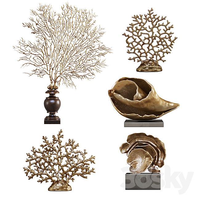 Coral Set 6 3DSMax File - thumbnail 1