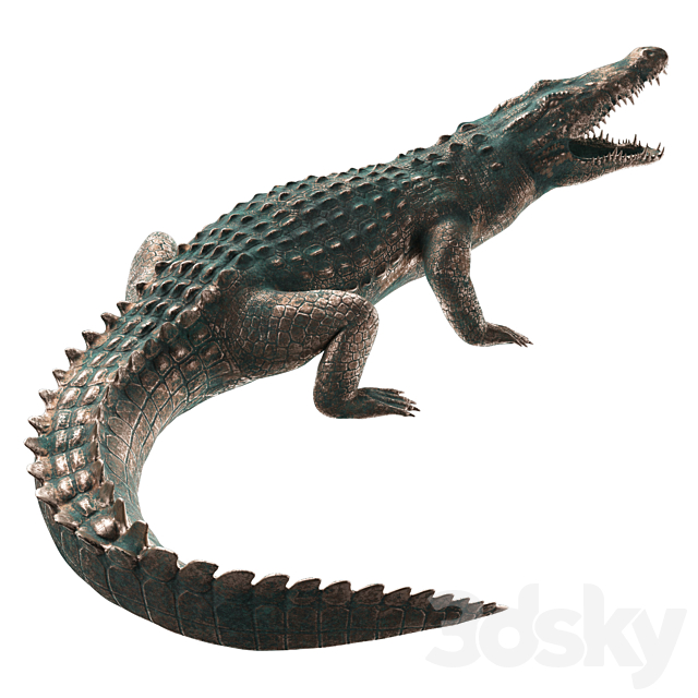 Crocodile 3ds Max - thumbnail 1