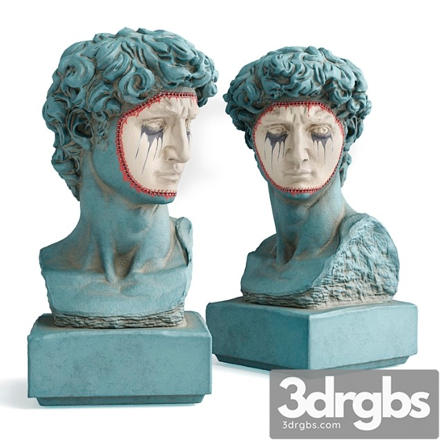 David michelangelo masked bust - thumbnail 1