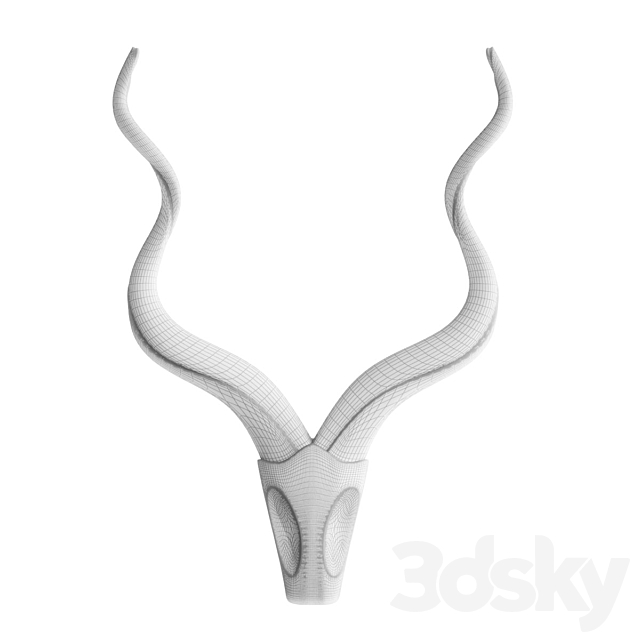 Deco Antler Rockstar 3DS Max Model - thumbnail 2