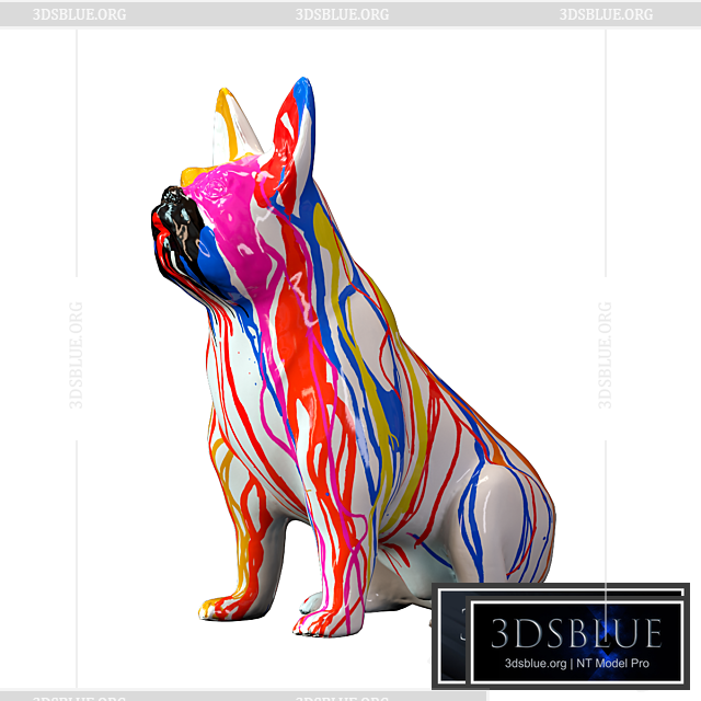 Deco Object Toto Teen XL Colore 3DS Max - thumbnail 3