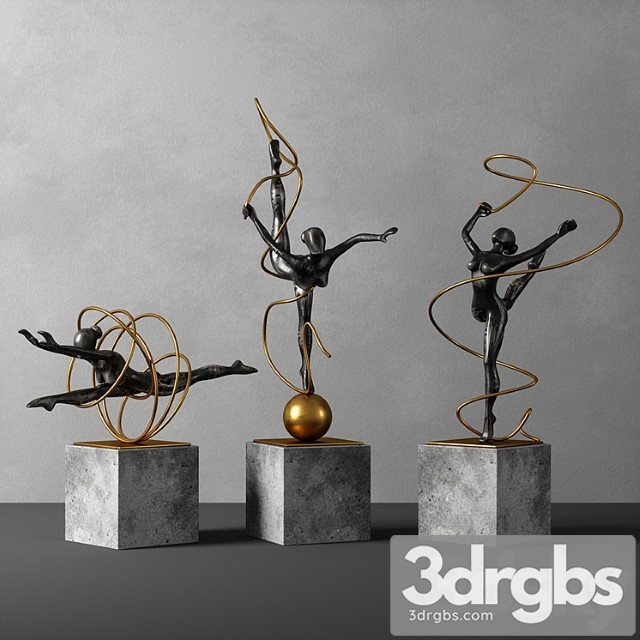 Deco sculpture 3dsmax Download - thumbnail 1