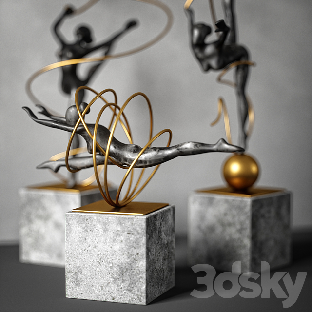 deco sculpture 3DSMax File - thumbnail 4