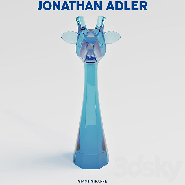 Decor Jonathan Adler Giant Giraffe 3ds Max - thumbnail 2