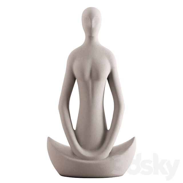 Decor table figure 3ds Max - thumbnail 2