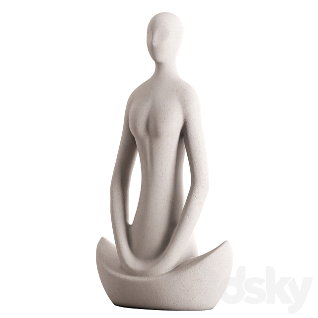 Decor table figure 3ds Max - thumbnail 3