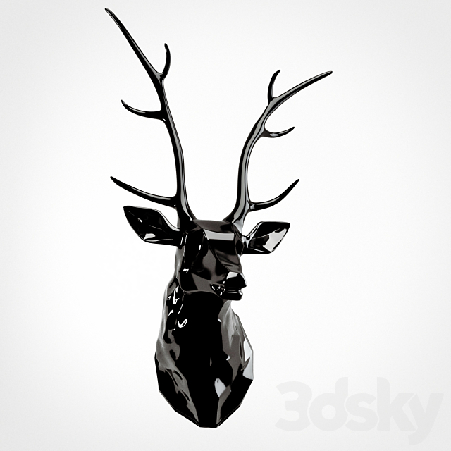 Decorative deer head Cosmorelax 3DSMax File - thumbnail 1