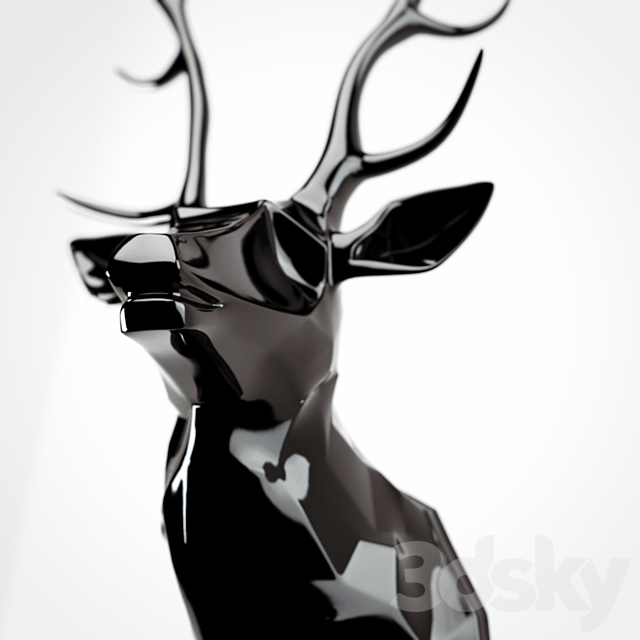 Decorative deer head Cosmorelax 3DSMax File - thumbnail 2