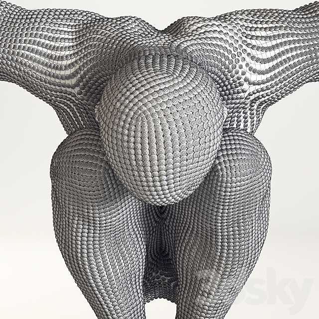 Decorative figurine Athlet 32754 3DSMax File - thumbnail 3