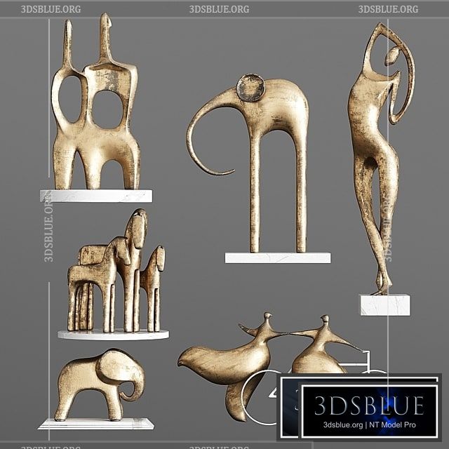 Decorative Set FR13 3DS Max - thumbnail 3