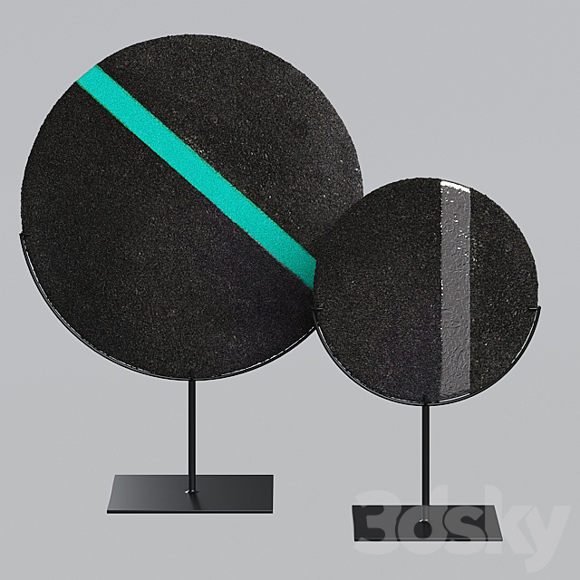 Decorative set West Elm 3ds Max - thumbnail 2