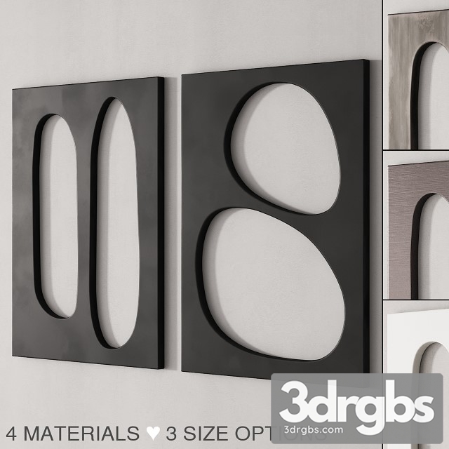 Decorative Wall Art 1 3dsmax Download - thumbnail 1