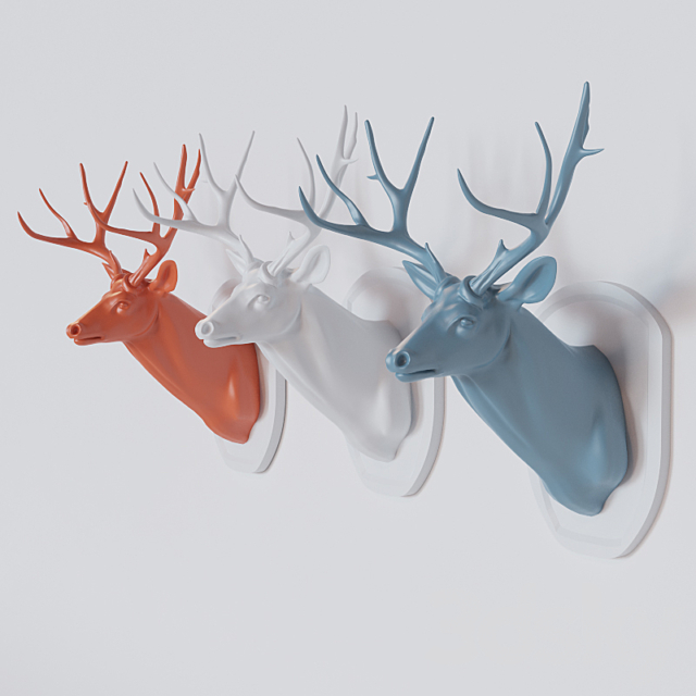 deer head 3DSMax File - thumbnail 1