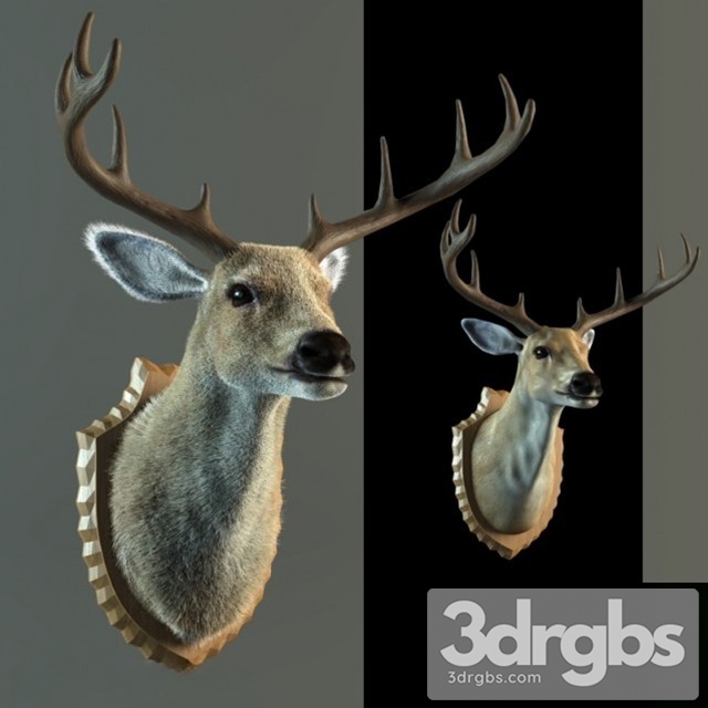 Deer Sculpture 3dsmax Download - thumbnail 1