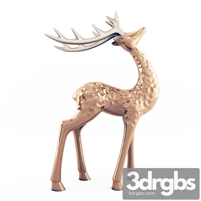 Deer statuette - thumbnail 1