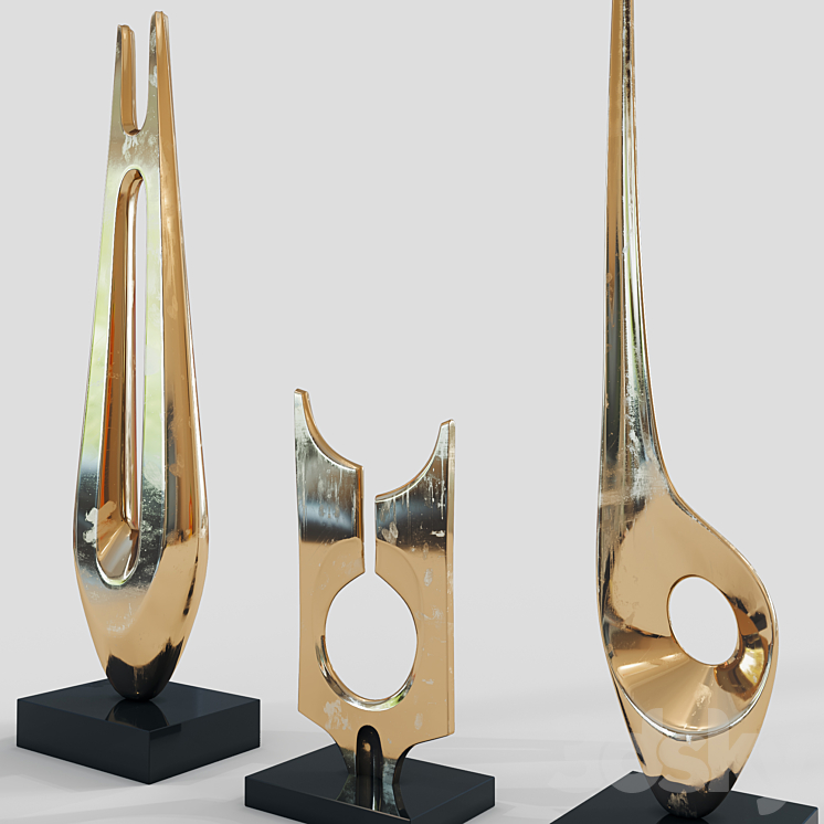 DENIS MITCHELL SCULPTURE SET 2 3DS Max - thumbnail 2