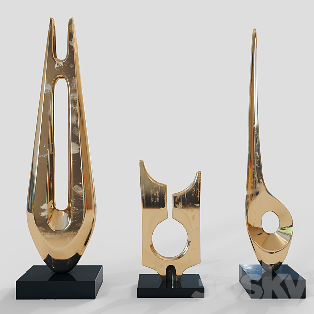 DENIS MITCHELL SCULPTURE SET 2 3DSMax File - thumbnail 1