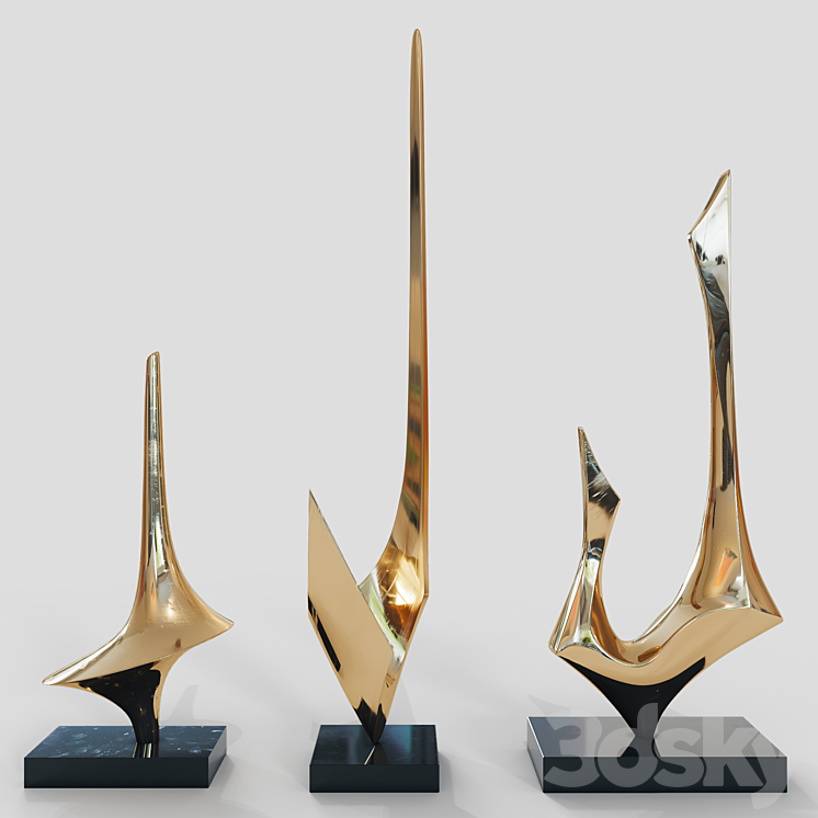 DENIS MITCHELL SCULPTURE SET 3 3DS Max - thumbnail 1