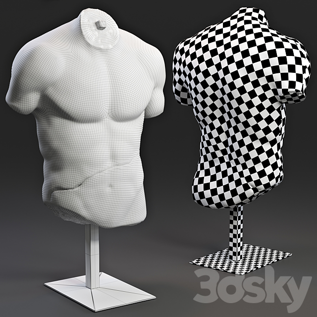 DISCOPHORUS TORSO 3DSMax File - thumbnail 3