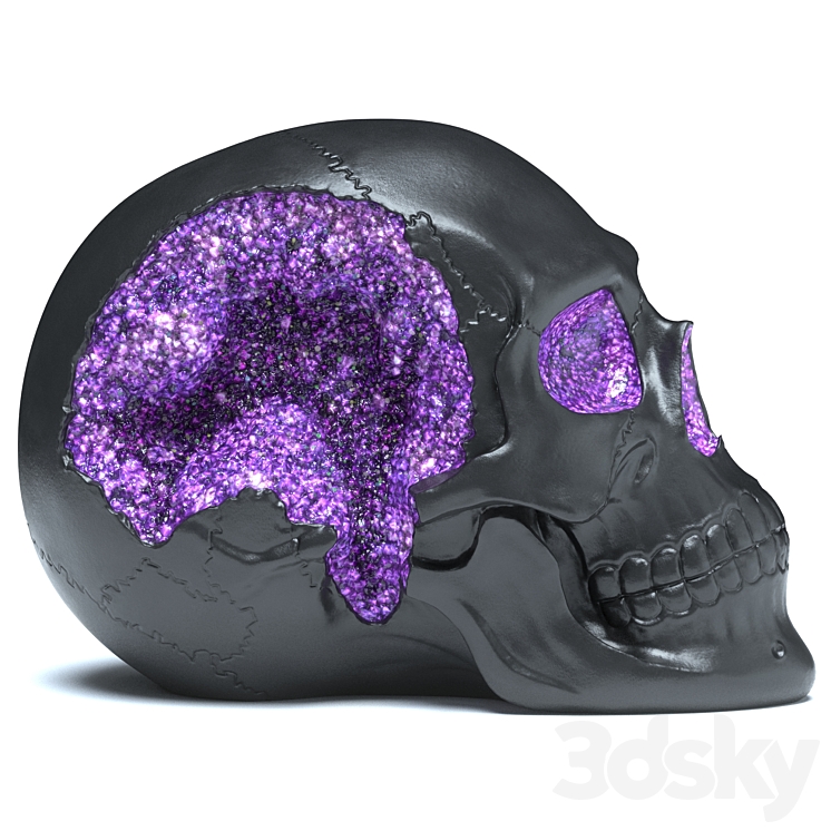 Druza Skull 3DS Max Model - thumbnail 2