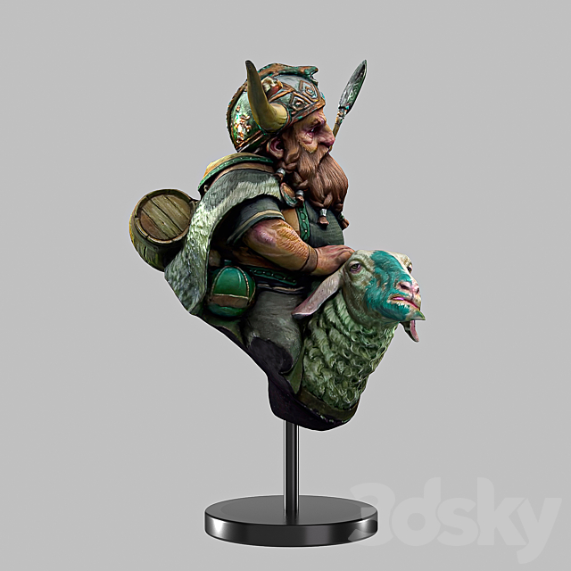 Dwarf 3ds Max - thumbnail 2