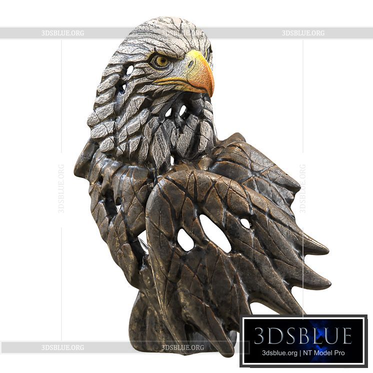 Eagle bust 3DS Max - thumbnail 3