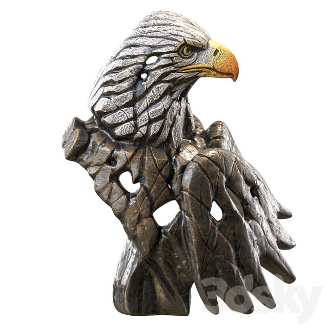 Eagle bust 3DSMax File - thumbnail 2