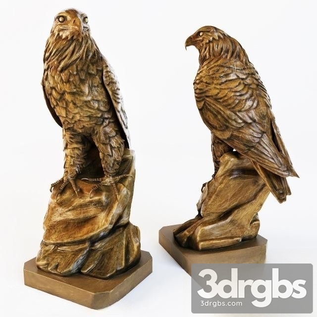 Eagle Sculpture 2 3dsmax Download - thumbnail 1