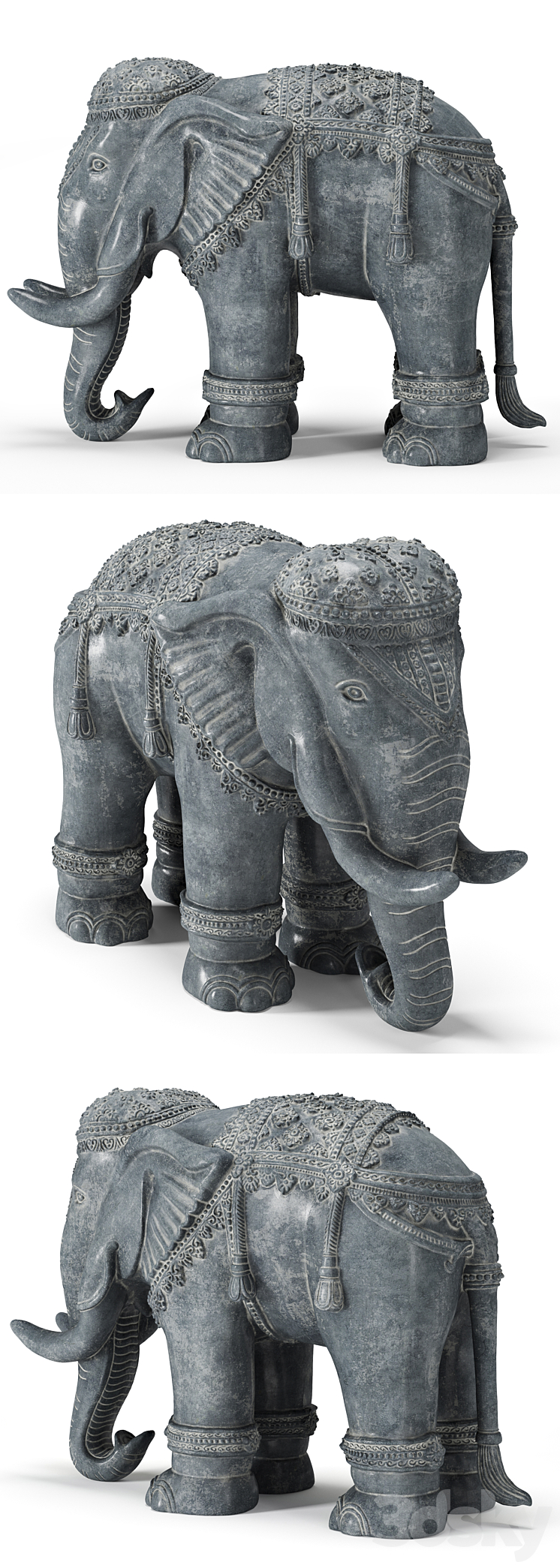 EICHHOLTZ Elephant XL 3DS Max - thumbnail 2