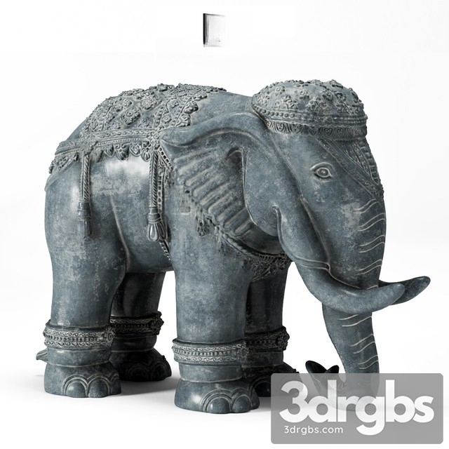 Eichholtz Elephant XL 3dsmax Download - thumbnail 1