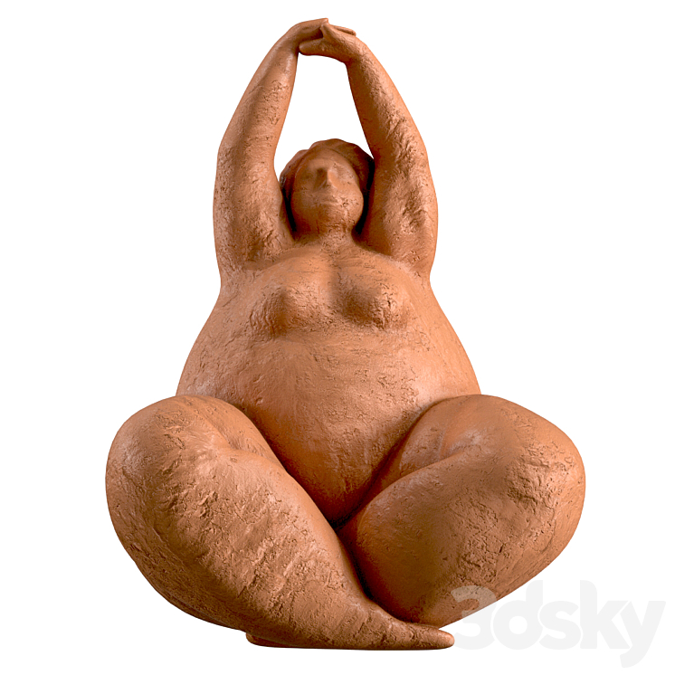 Fat Lady Yoga 3DS Max - thumbnail 1