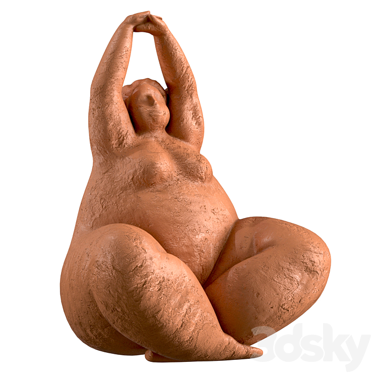 Fat Lady Yoga 3DS Max - thumbnail 2