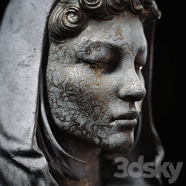 Female Statue 3DSMax File - thumbnail 4