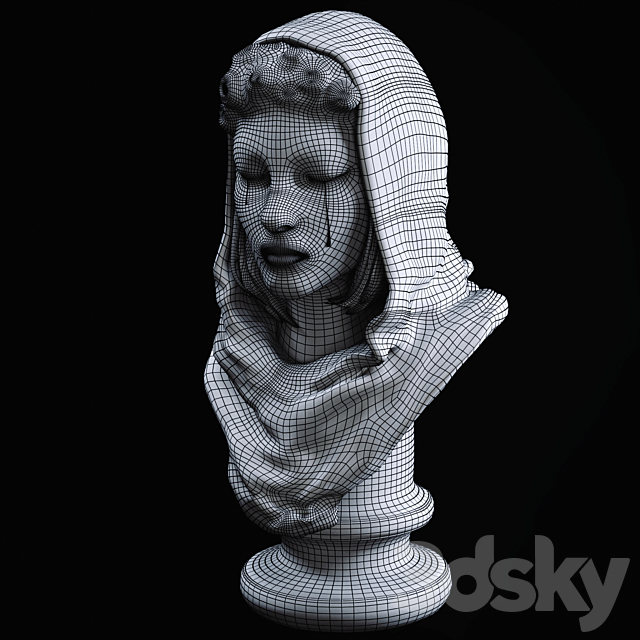 Female Statue 3DSMax File - thumbnail 6