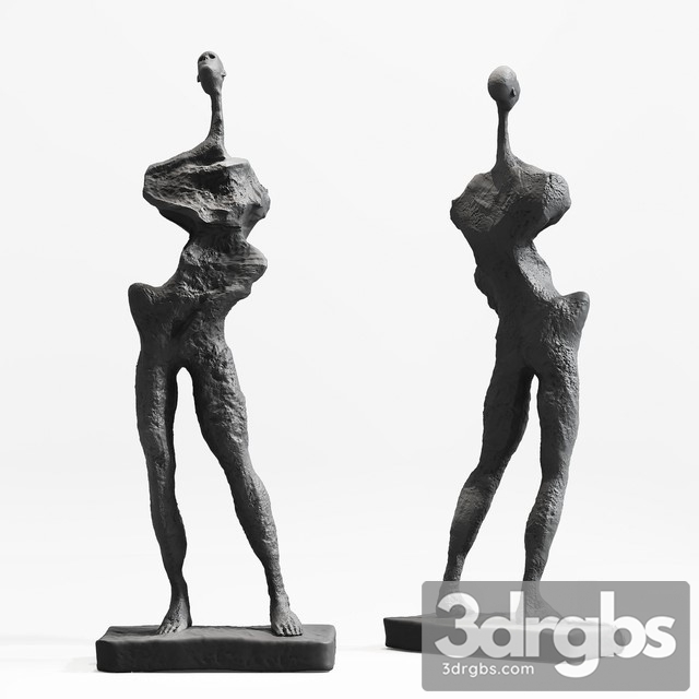 Figure Statue 3dsmax Download - thumbnail 1