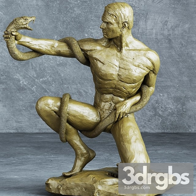 Figurine 09 3dsmax Download - thumbnail 1