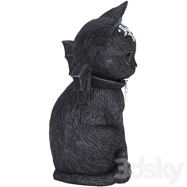 Figurine Black Cat 3DSMax File - thumbnail 3