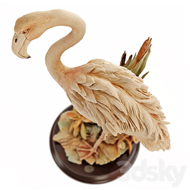 Flamingo figurine 3DSMax File - thumbnail 3