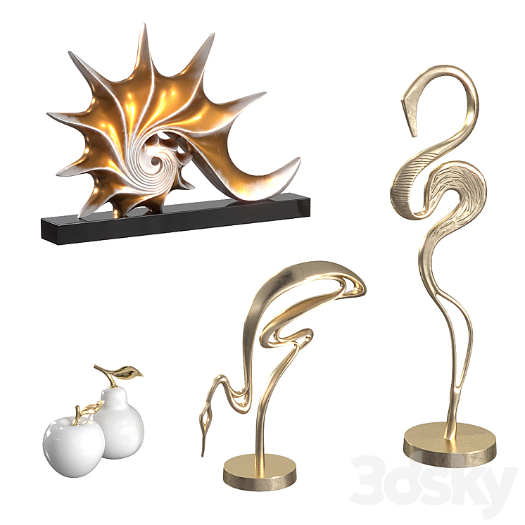 Garda Decor figurines. 3DS Max - thumbnail 1