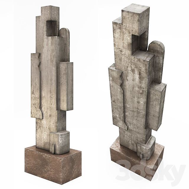 Geometric sculpture. 3DSMax File - thumbnail 2